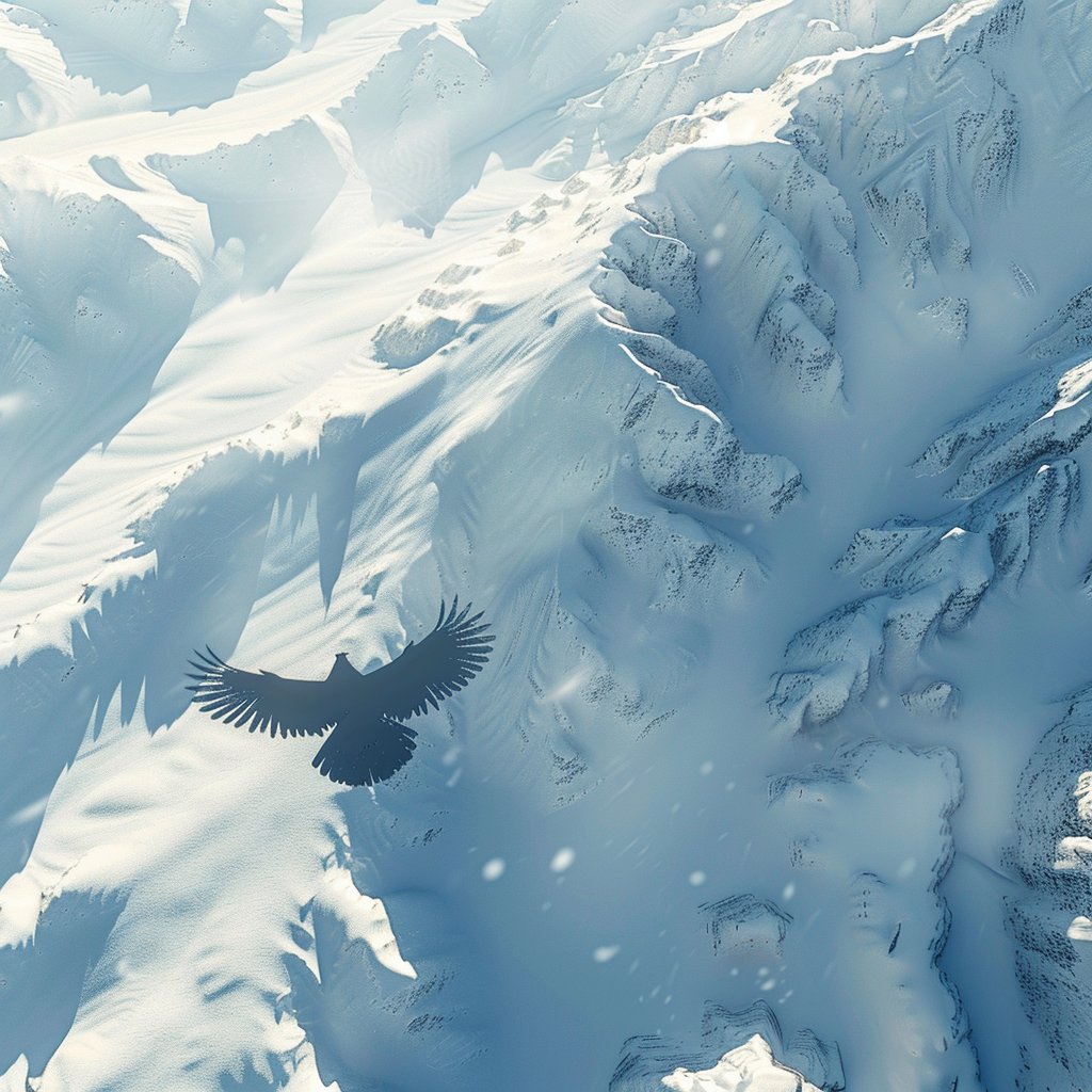 ansonphong_flying_down_snowy_mountain_steep_ridges_white_snow_e_c615a502-b4d3-4d16-83f5-0062db0cceaf
